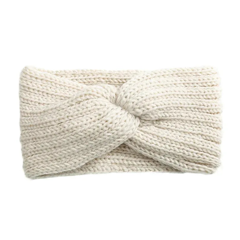 Cozy Wool Knot Cross Headband for Women Elastic Autumn - Gomix Brands Outlet